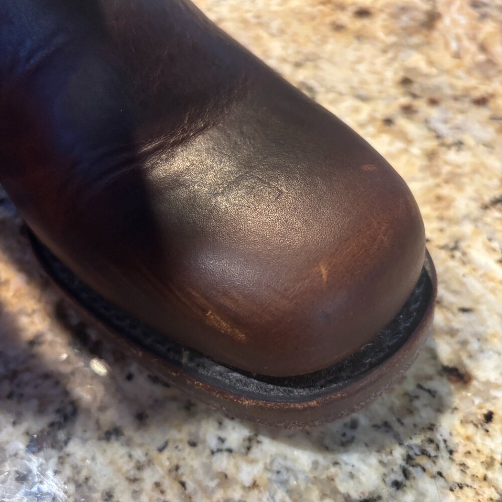 RARE VINTAGE Frye  Campus Boots 14L Style 77050-6 Women’s 9.5 M Dark Brown EUC - Picture 7 of 16
